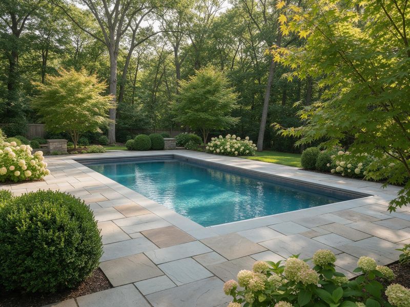 landscape design project near Carmel, IN