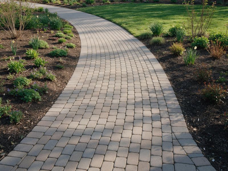 landscape design project near Carmel, IN