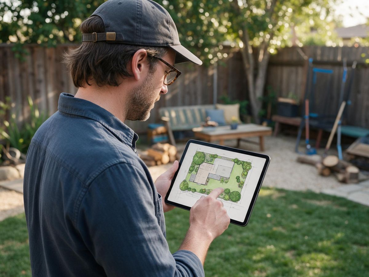 landscape design project in Noblesville, IN