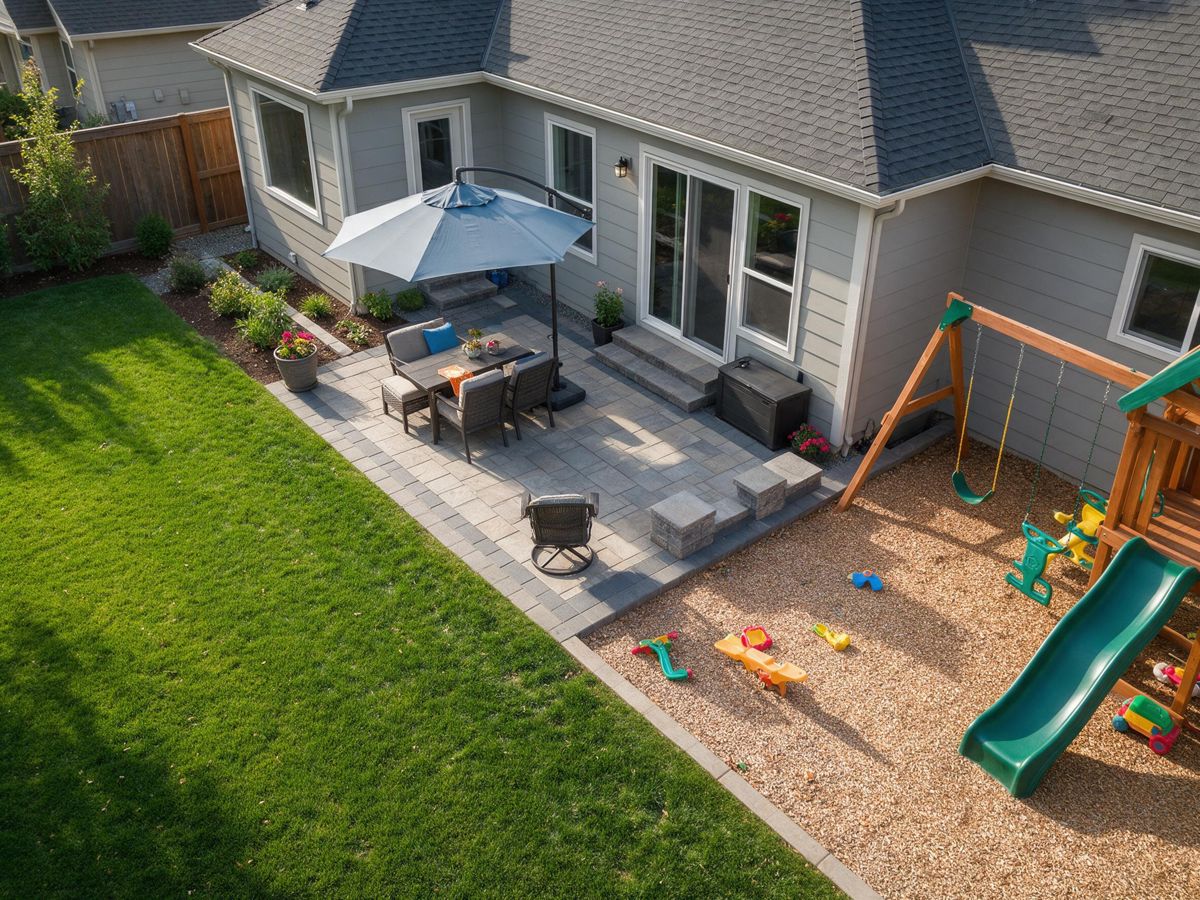 landscape design project in Springmill Streams, Carmel