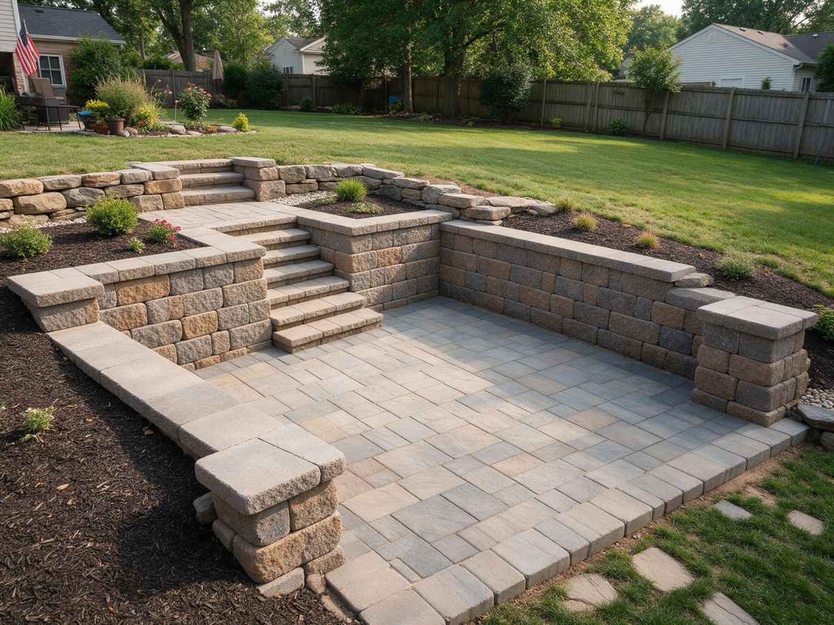 landscape design project in Village of WestClay, Carmel